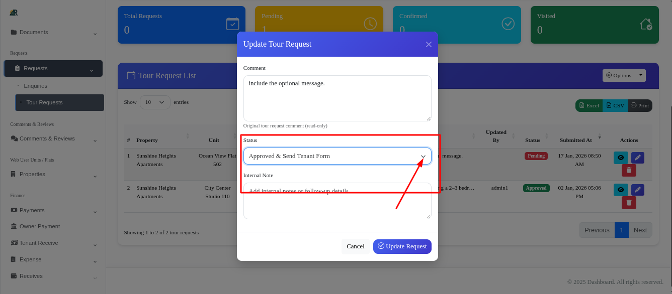 Tenant Onboarding Flow